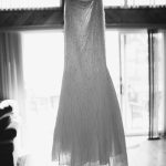 Bride's dress at a Mattituck, Long Island, wedding