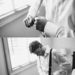 Groom getting ready at a Long Island wedding